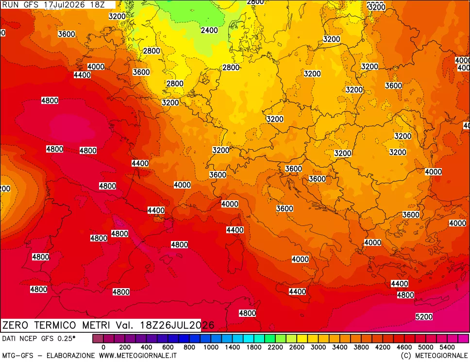 mappa Quota Zero Termico