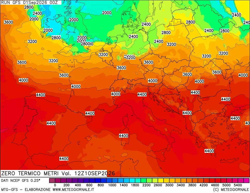 mappa Quota Zero Termico