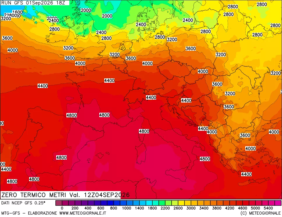 mappa Quota Zero Termico