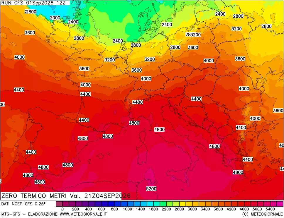 mappa Quota Zero Termico