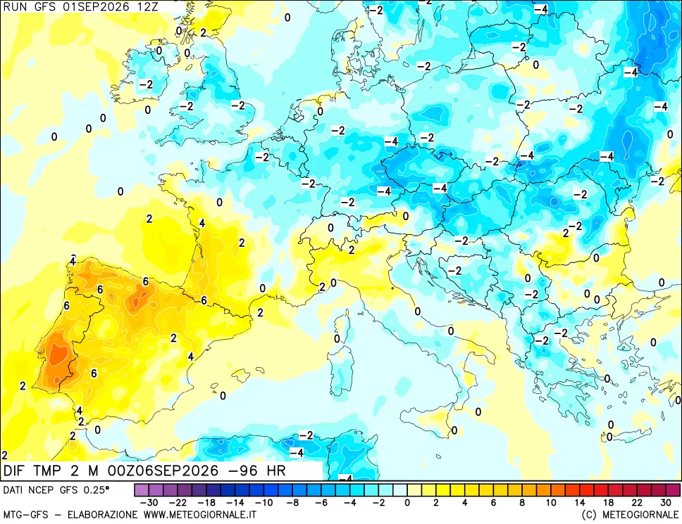 mappa Dif. Temp - Init