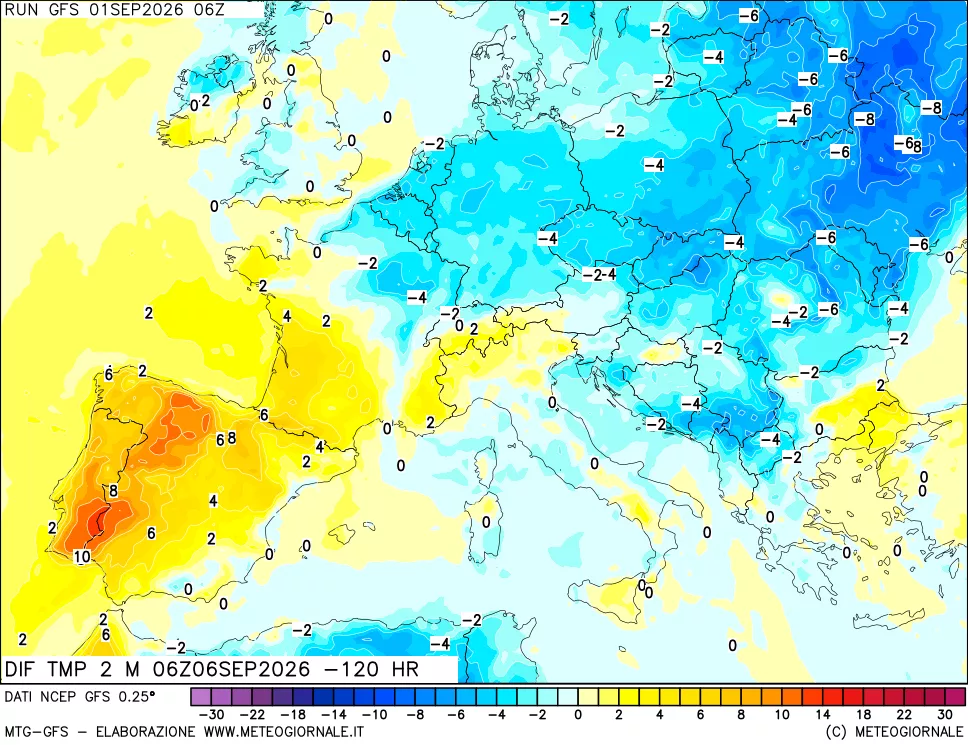 mappa Dif. Temp - Init