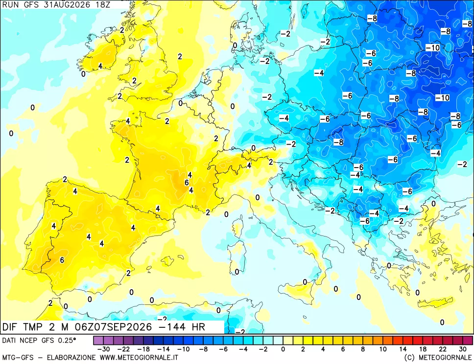 mappa Dif. Temp - Init