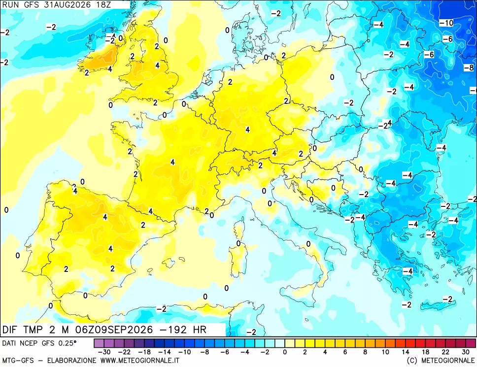 mappa Dif. Temp - Init