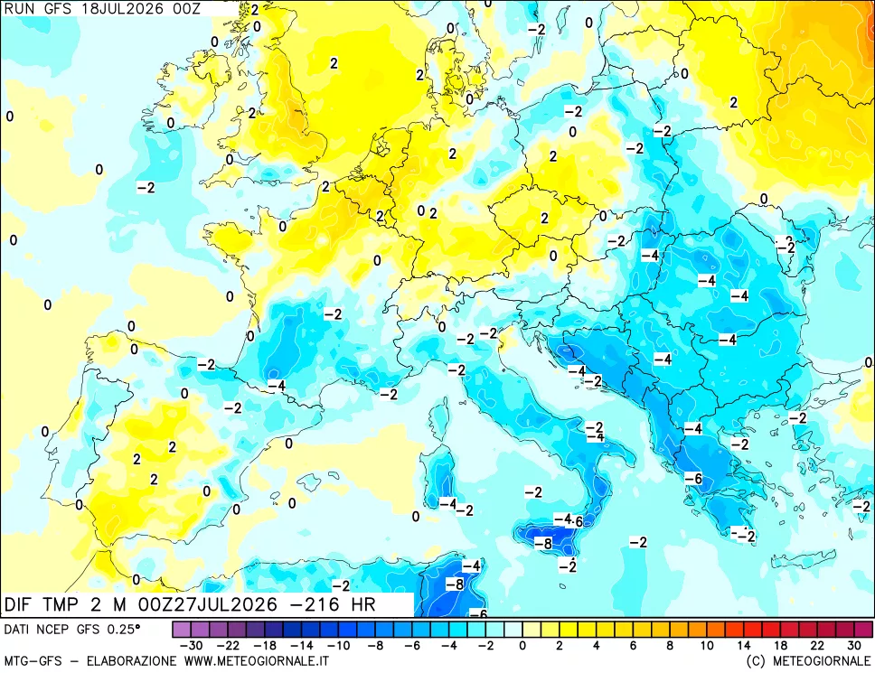mappa Dif. Temp - Init