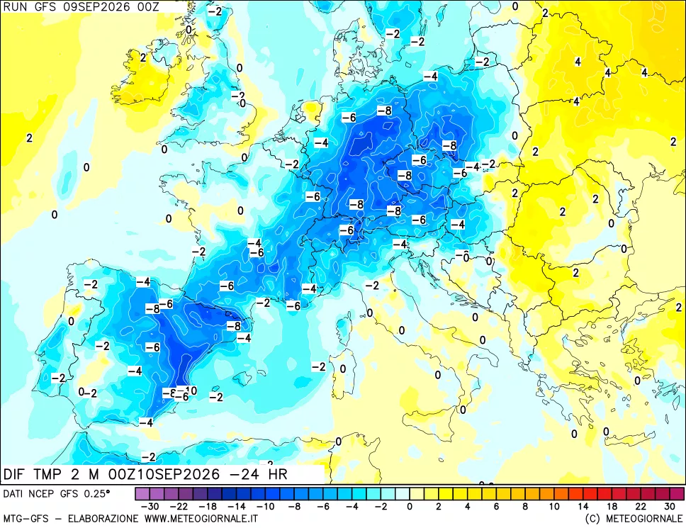mappa Dif. Temp - Init