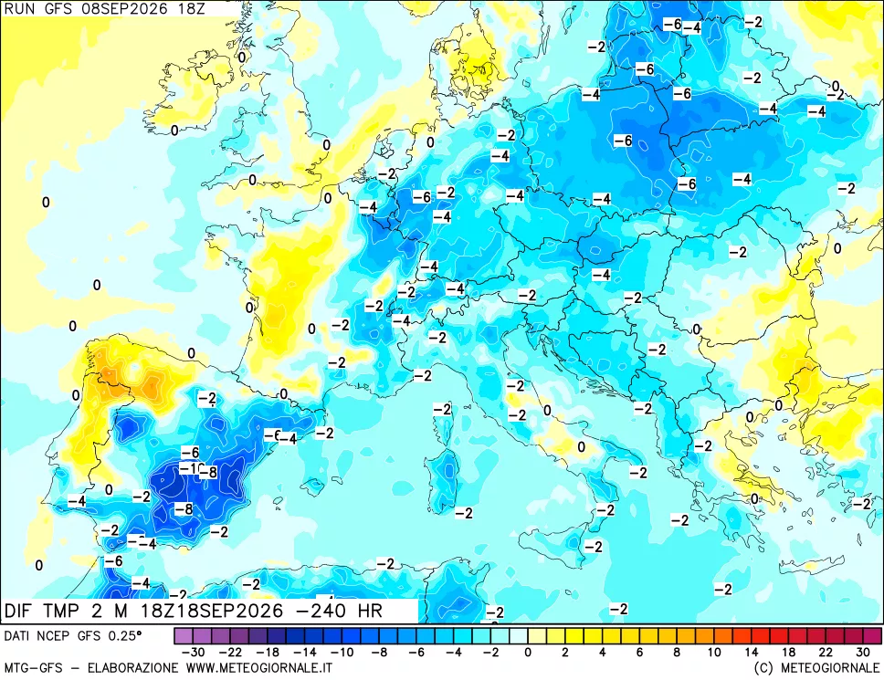 mappa Dif. Temp - Init