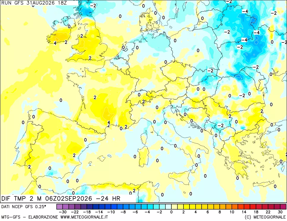 mappa Dif. Temp - Init