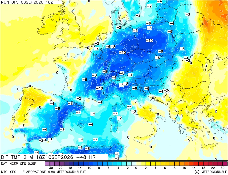 mappa Dif. Temp - Init