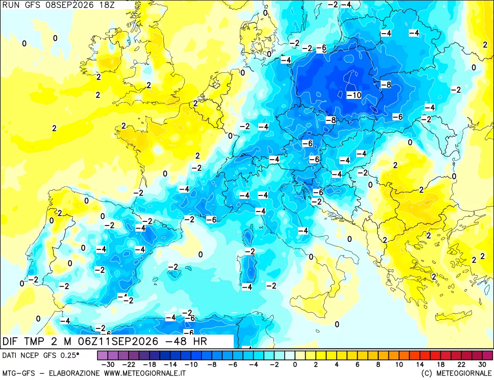 mappa Dif. Temp - Init