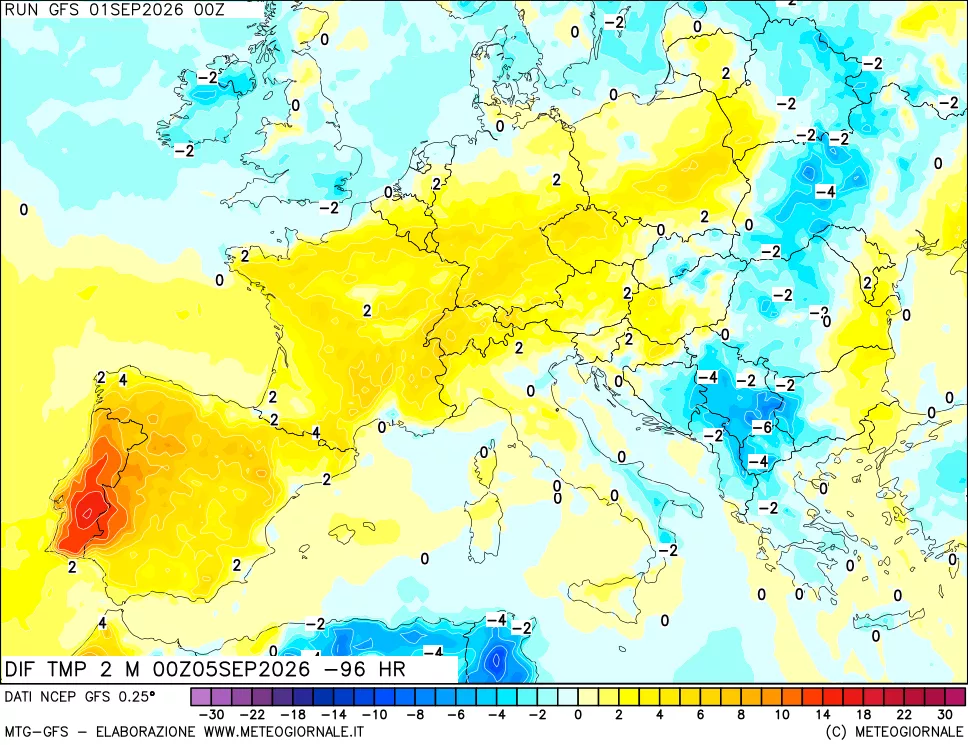 mappa Dif. Temp - Init