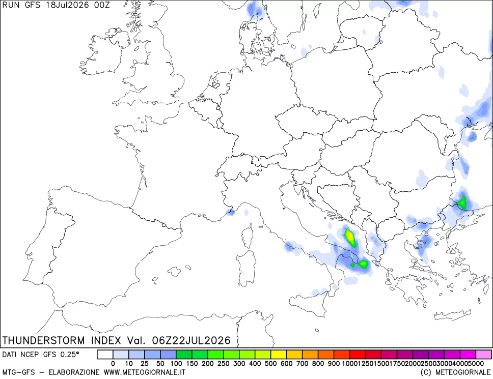 mappa Indice Temporali (TSI)