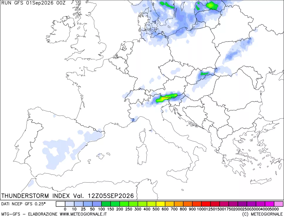 mappa Indice Temporali (TSI)