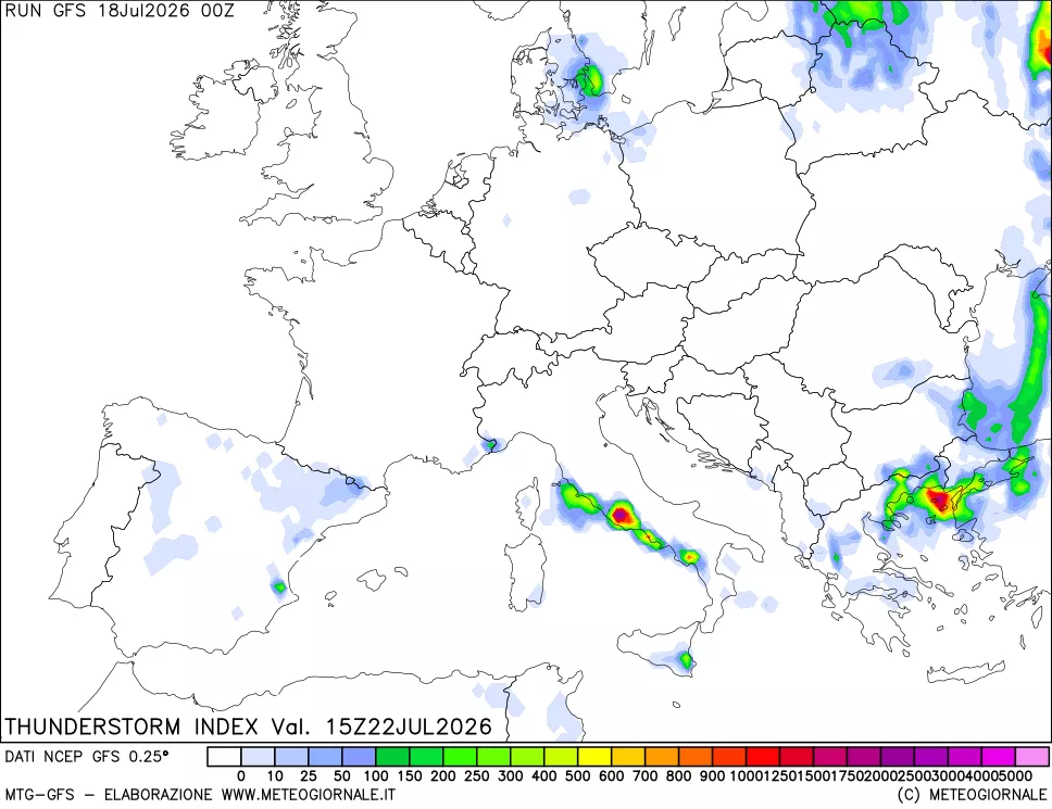 mappa Indice Temporali (TSI)
