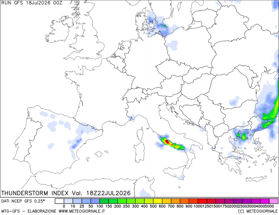 mappa Indice Temporali (TSI)