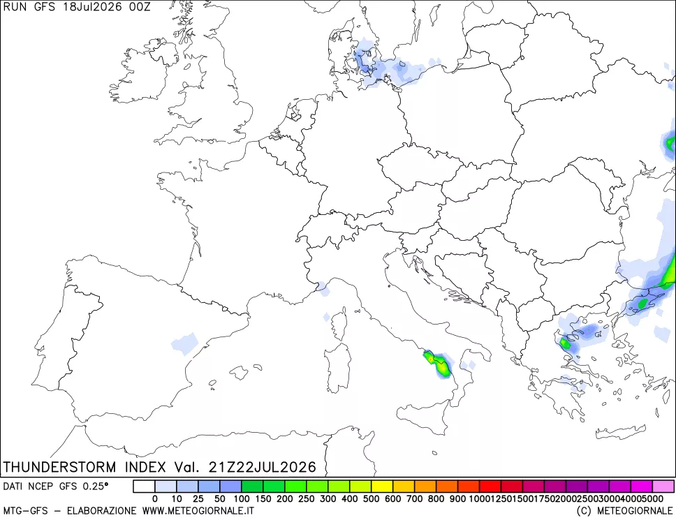 mappa Indice Temporali (TSI)