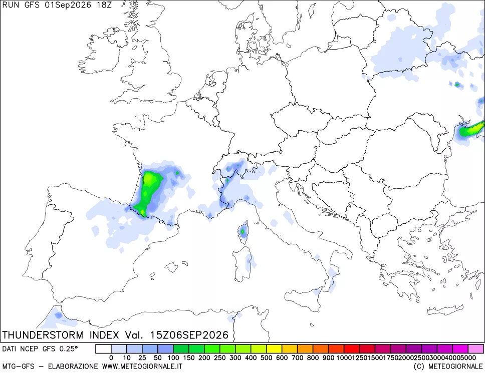 mappa Indice Temporali (TSI)
