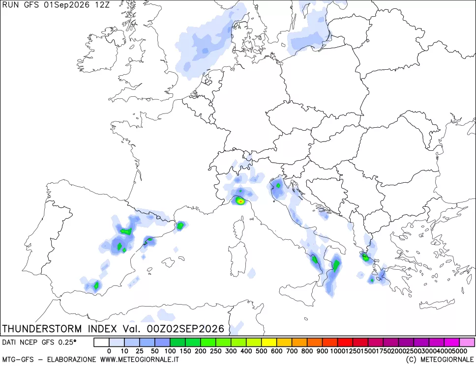 mappa Indice Temporali (TSI)