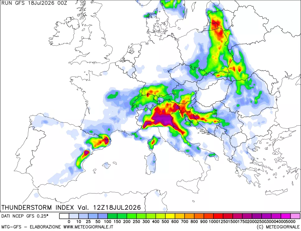 mappa Indice Temporali (TSI)
