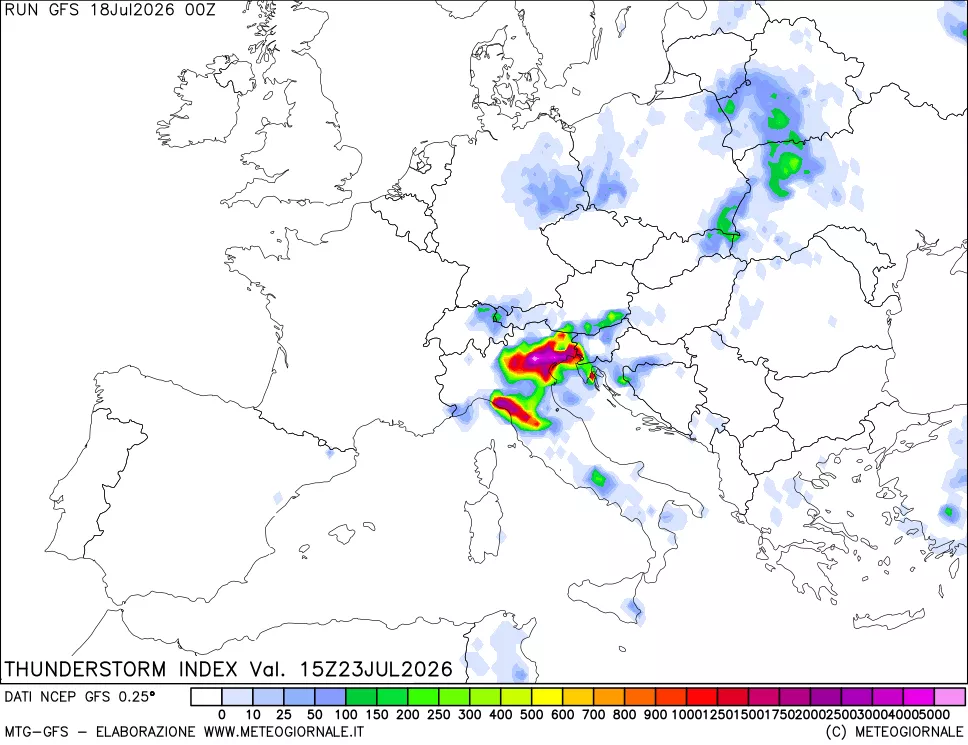 mappa Indice Temporali (TSI)