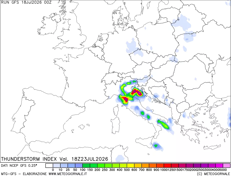 mappa Indice Temporali (TSI)
