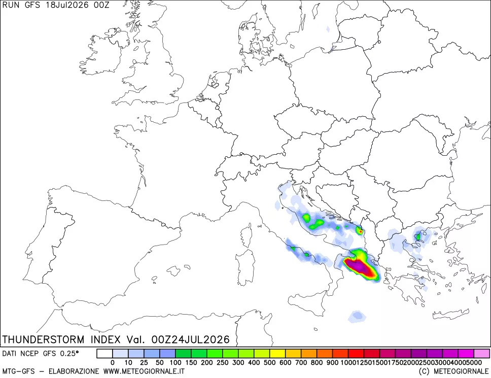 mappa Indice Temporali (TSI)