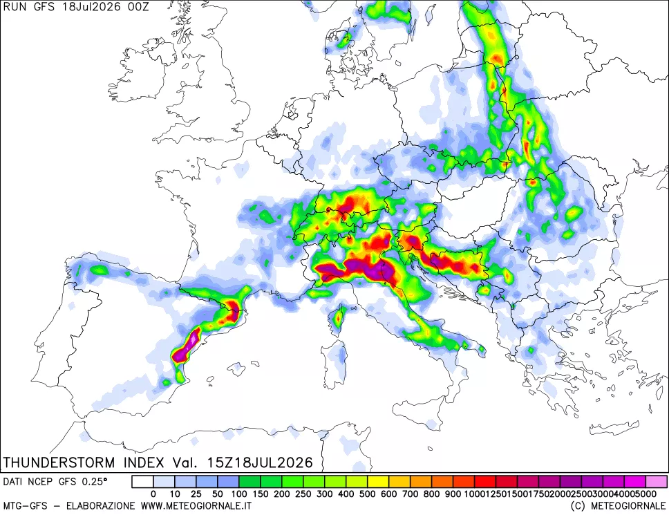 mappa Indice Temporali (TSI)
