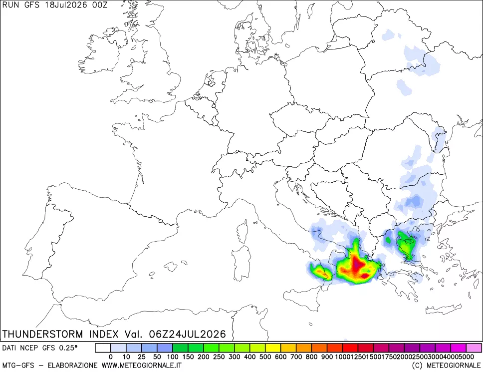 mappa Indice Temporali (TSI)