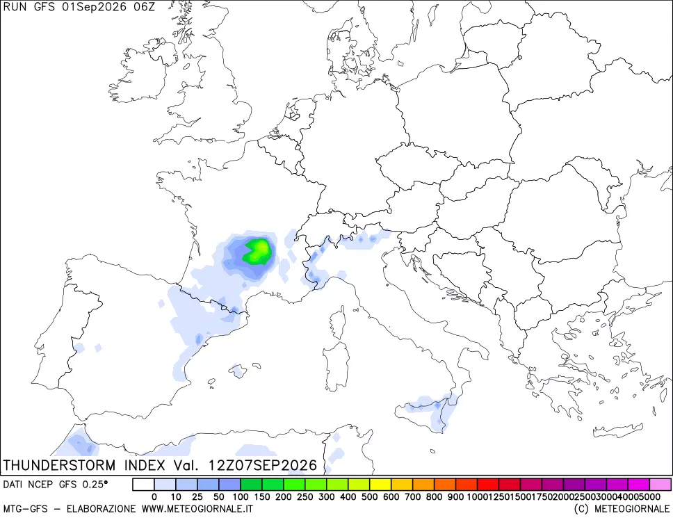 mappa Indice Temporali (TSI)