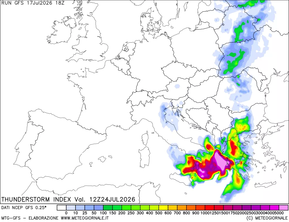mappa Indice Temporali (TSI)
