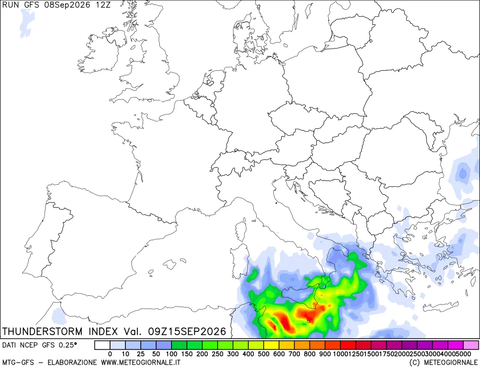 mappa Indice Temporali (TSI)