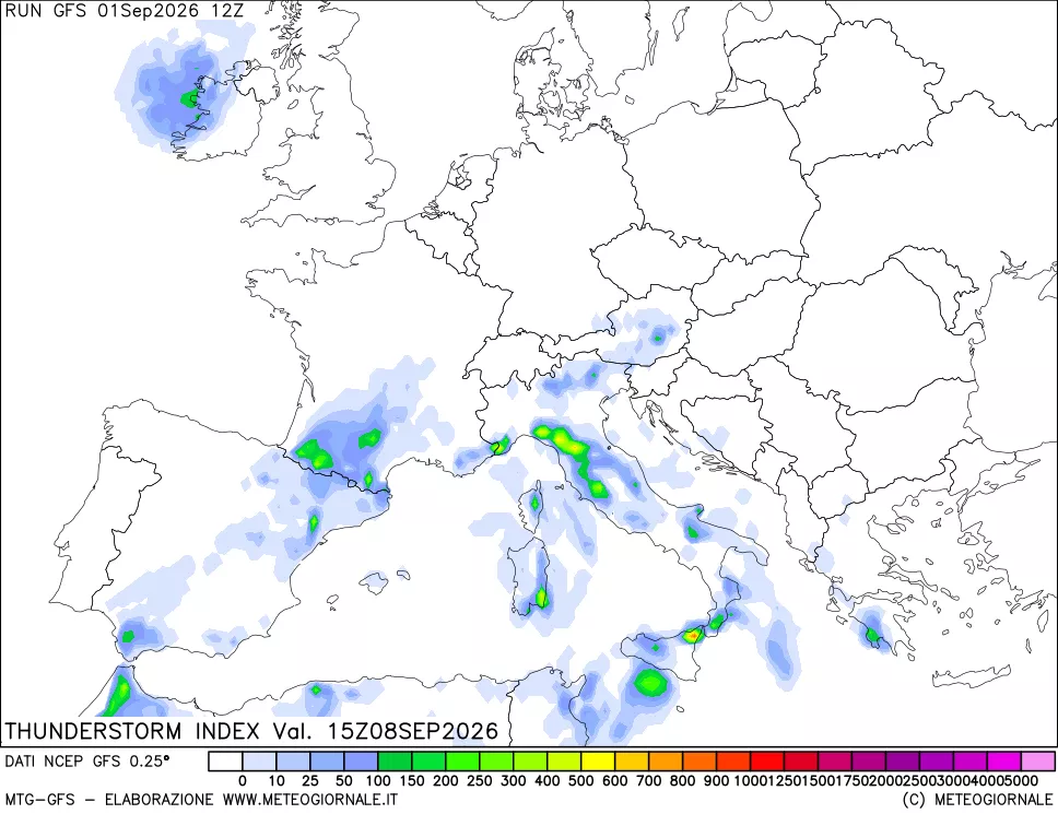 mappa Indice Temporali (TSI)