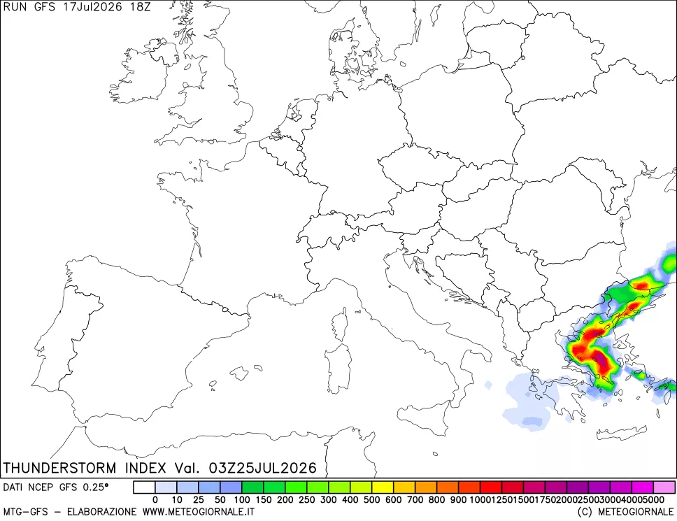 mappa Indice Temporali (TSI)
