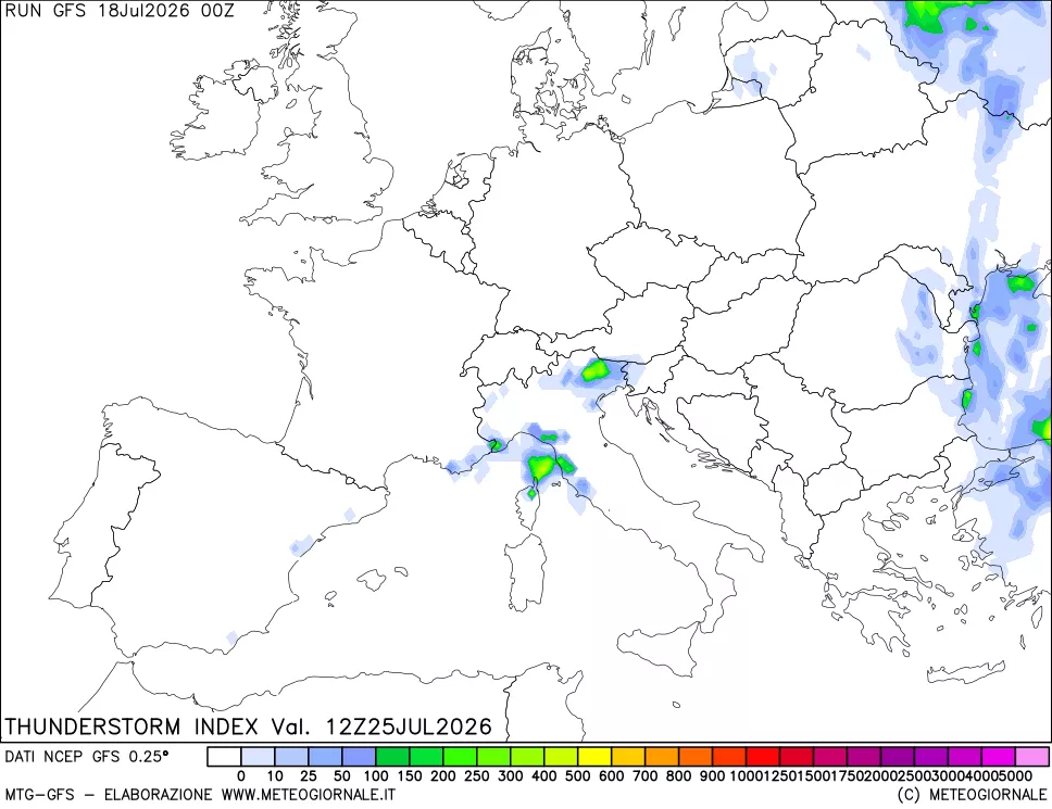 mappa Indice Temporali (TSI)