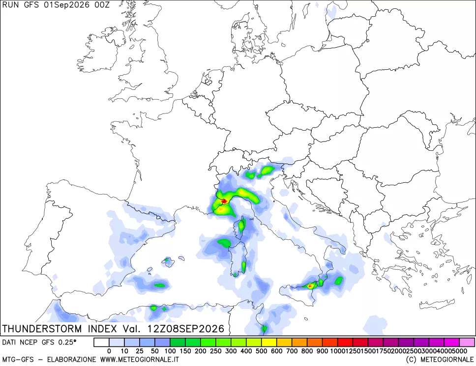 mappa Indice Temporali (TSI)