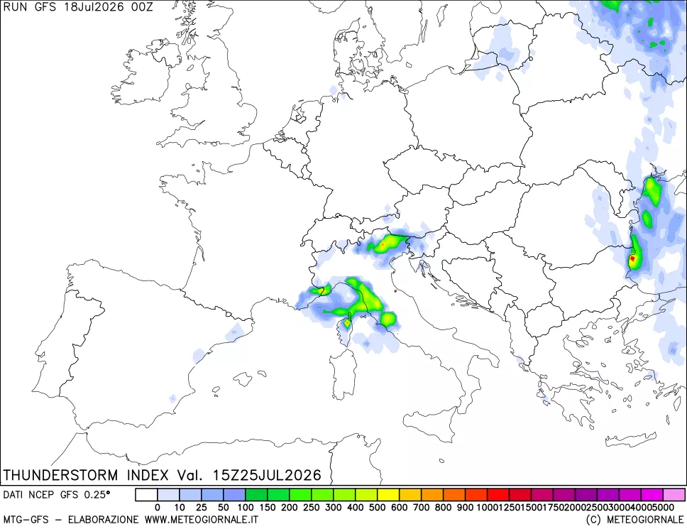 mappa Indice Temporali (TSI)