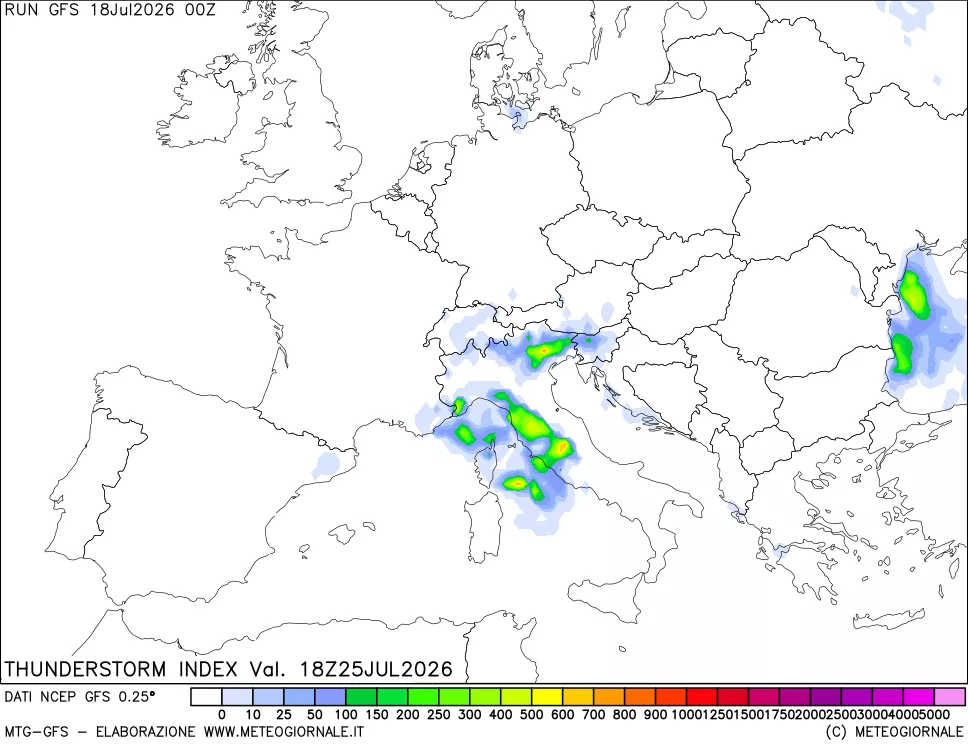mappa Indice Temporali (TSI)