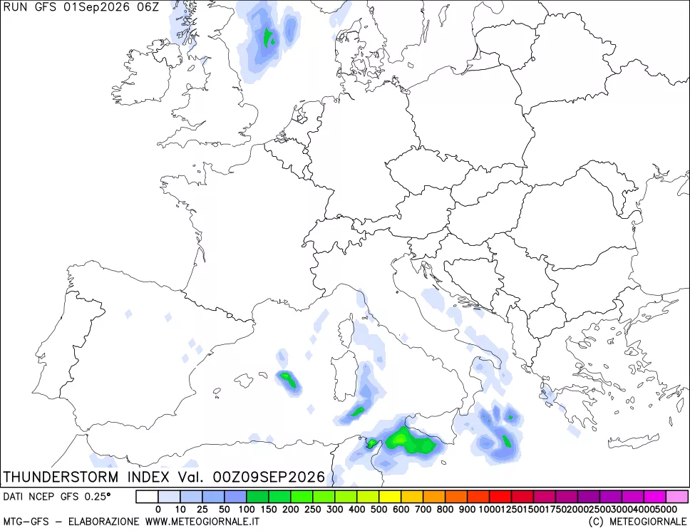 mappa Indice Temporali (TSI)