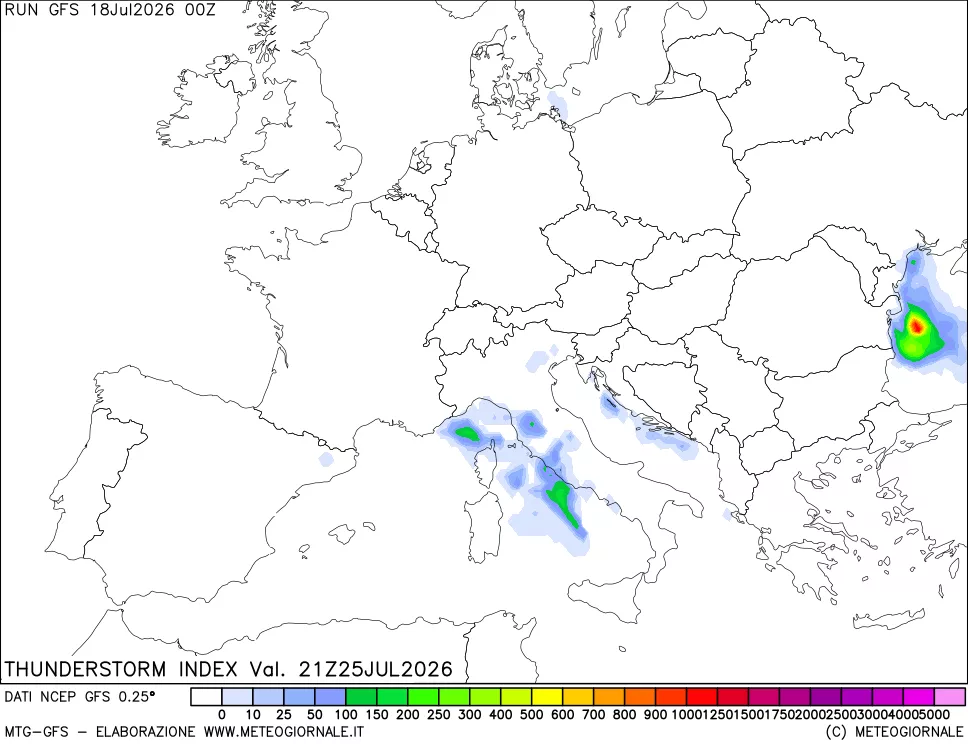 mappa Indice Temporali (TSI)
