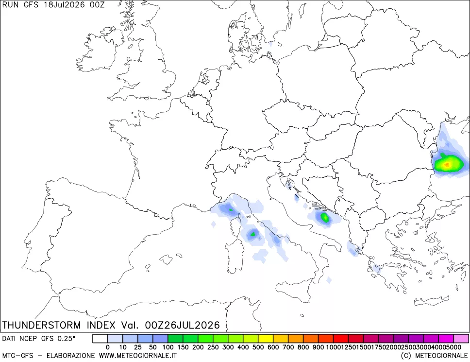 mappa Indice Temporali (TSI)