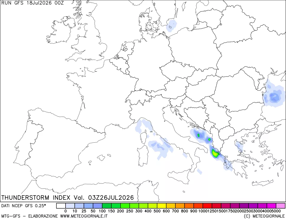 mappa Indice Temporali (TSI)