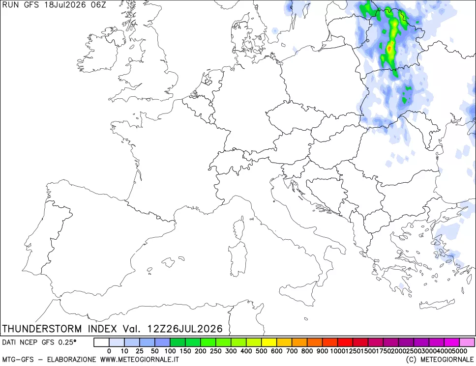 mappa Indice Temporali (TSI)