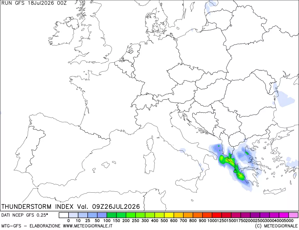 mappa Indice Temporali (TSI)