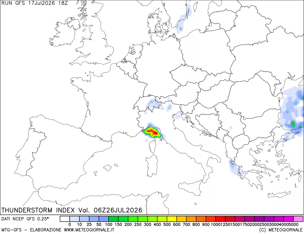 mappa Indice Temporali (TSI)