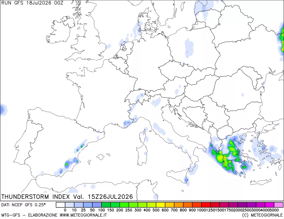mappa Indice Temporali (TSI)
