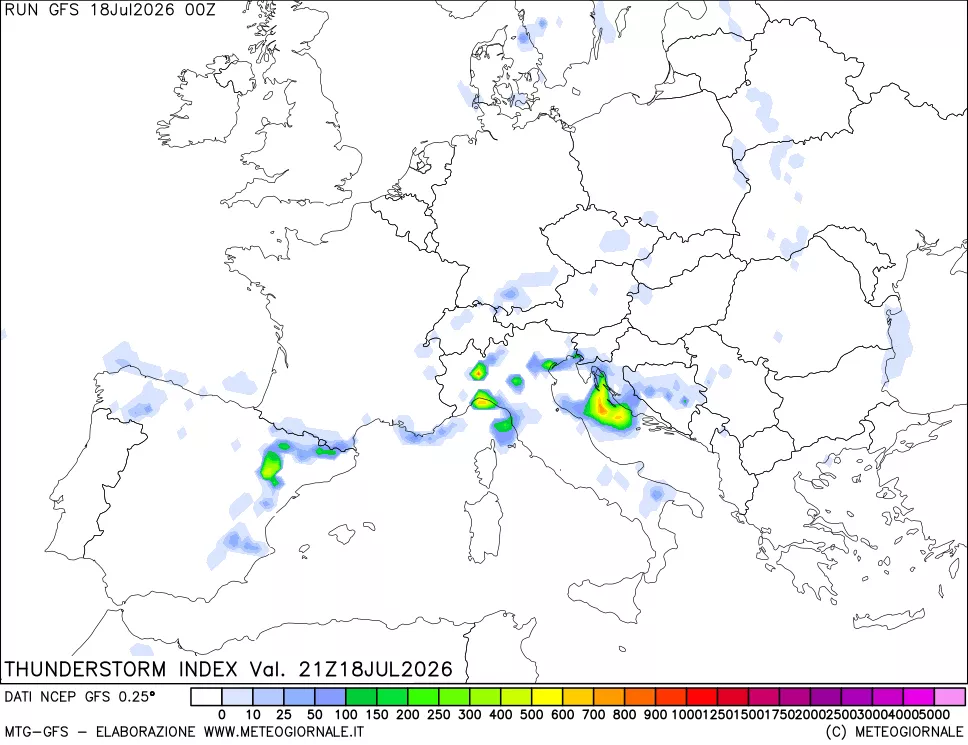 mappa Indice Temporali (TSI)
