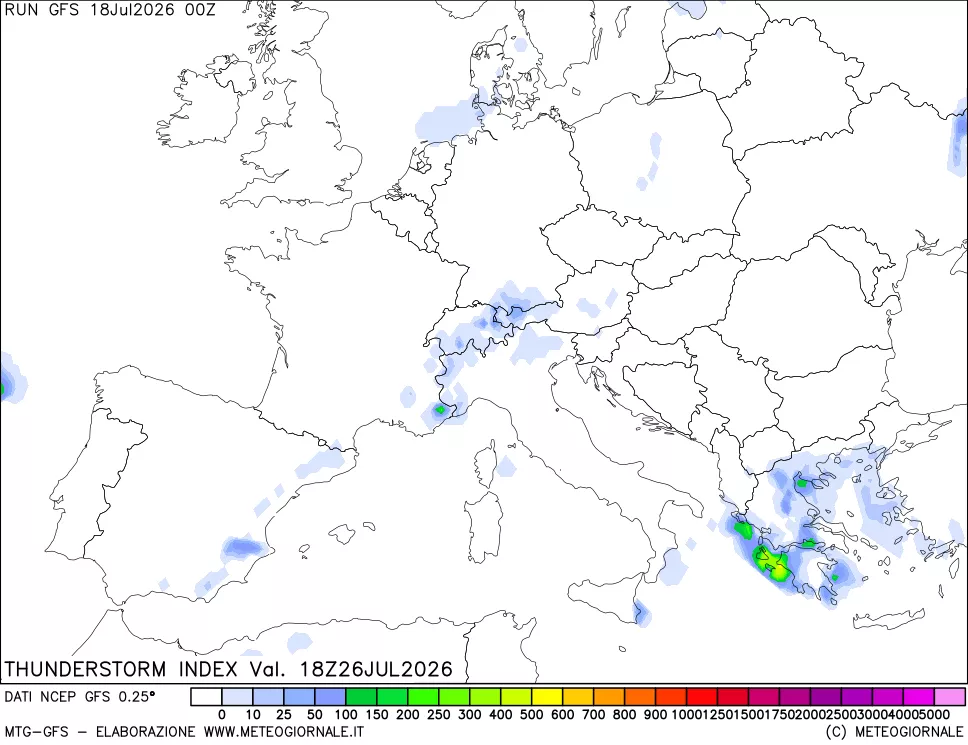 mappa Indice Temporali (TSI)