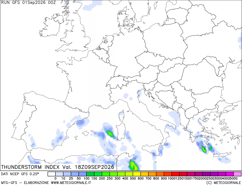 mappa Indice Temporali (TSI)