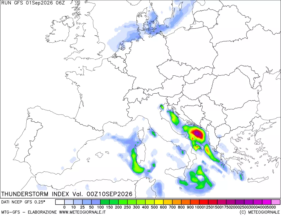 mappa Indice Temporali (TSI)