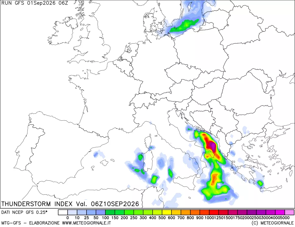 mappa Indice Temporali (TSI)